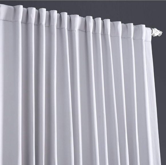 Elegant Fog Grey Curtain Panel - Picture 3 of 4